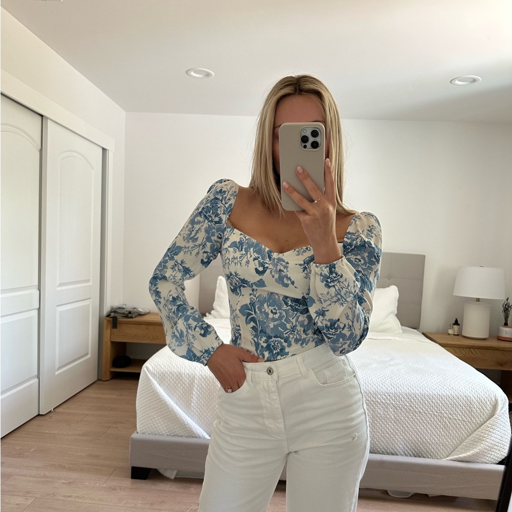Reformation floral top